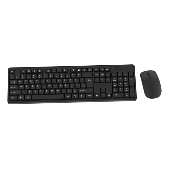 Selainda 5C01&4W465 Full-Size Wireless Keyboard Adjustable DPI Mouse Combo