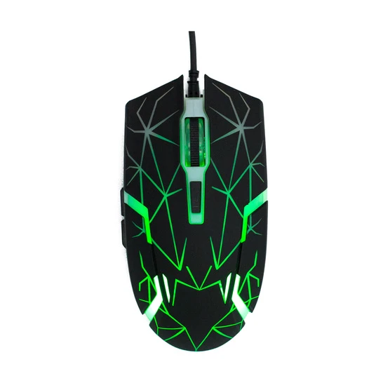 Selainda Rainbow LED Wired Gaming Mouse with Adjustable DPI M771D